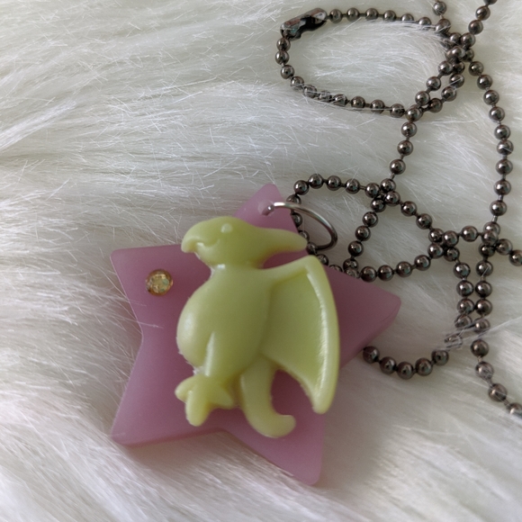 🌈BOGO🌈 Resin Necklace - Pterodactyl - Picture 2 of 6
